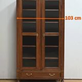 Bookcase in Solid Walnut, Louis XVI style – Mid-19th century