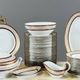 Limoges porcelain table service Leclaire, 42 pieces, 20th century