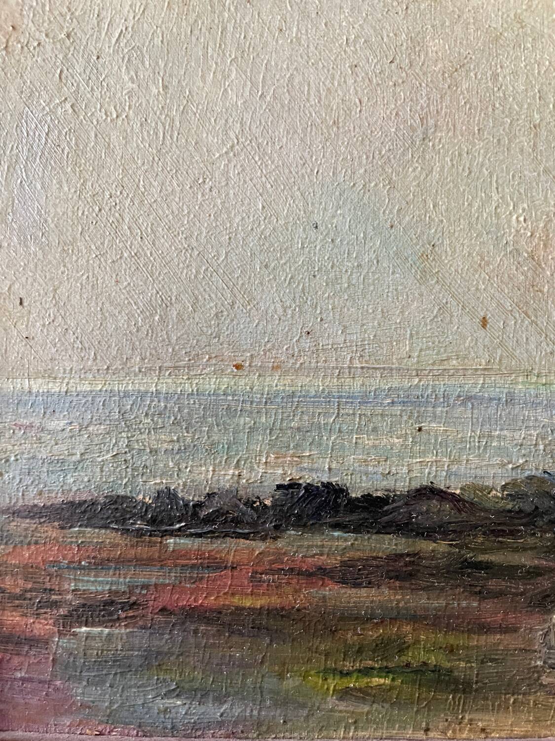 Animated marine painting of a boat at the end of the 19th century and the beginning of the 20th century