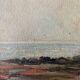 Animated marine painting of a boat at the end of the 19th century and the beginning of the 20th century
