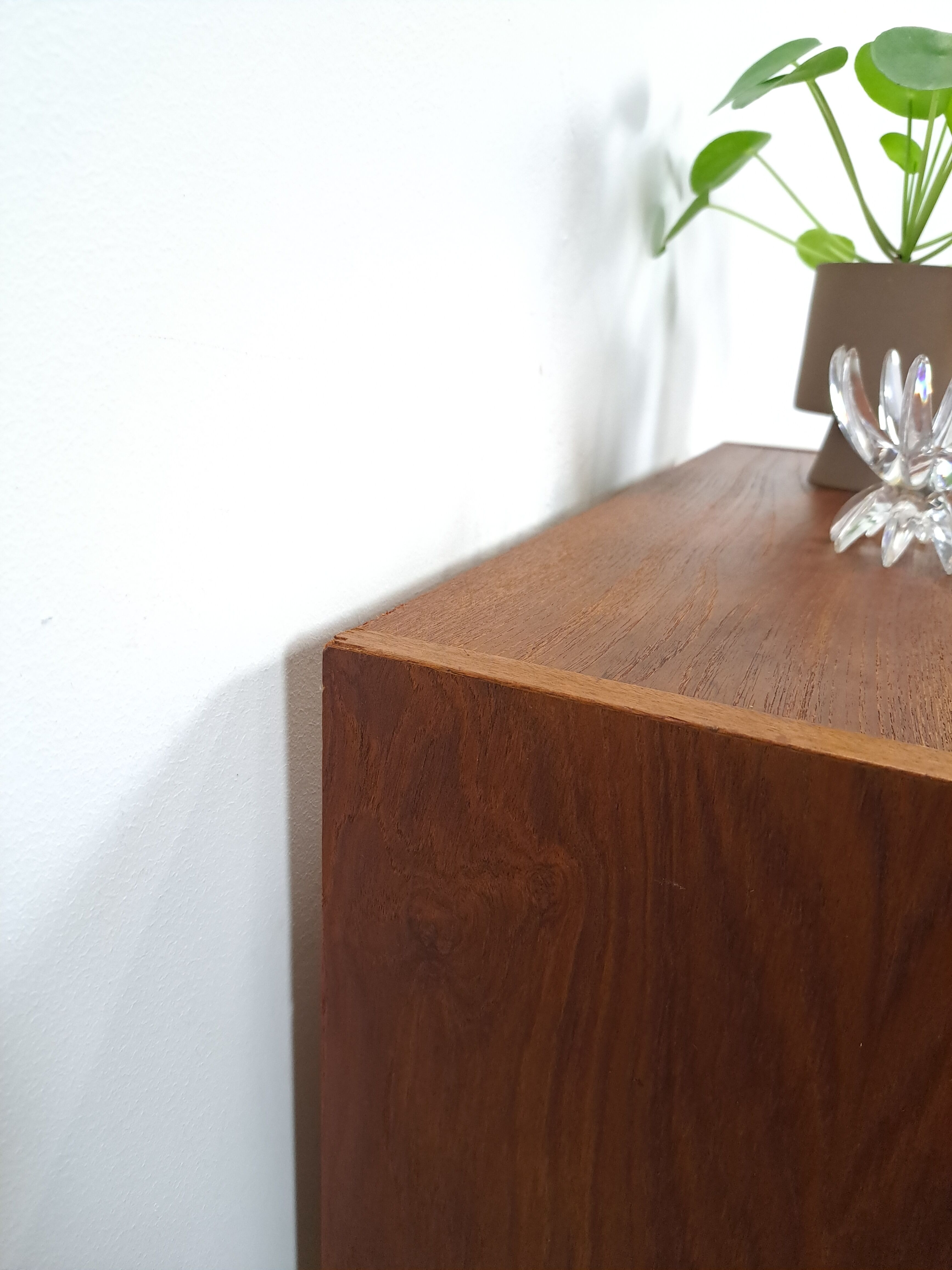 Danish teak chest of drawers with 4 drawers