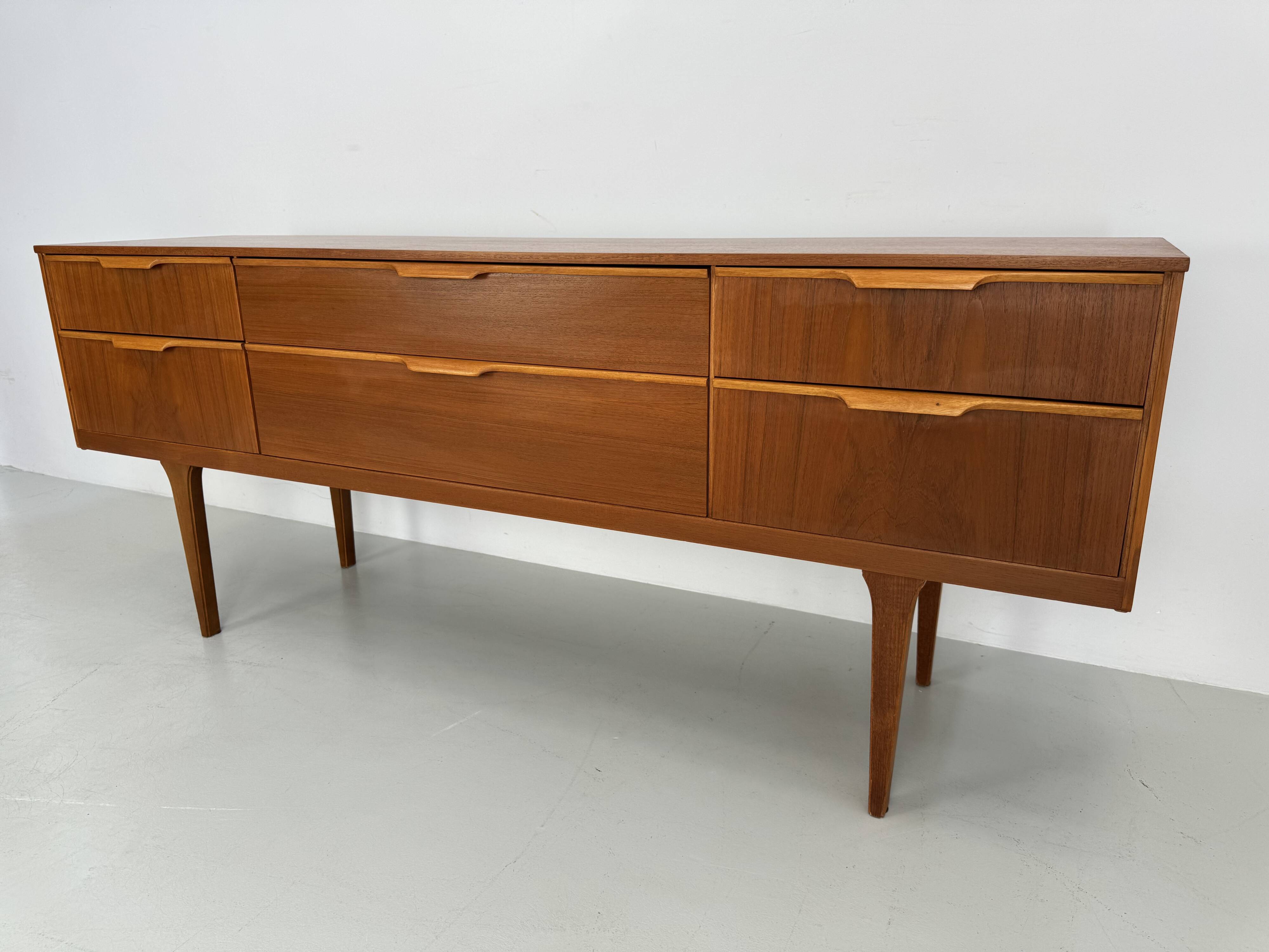 Vintage 6-drawer sideboard by Austinsuite, designed by Frank Guille i
