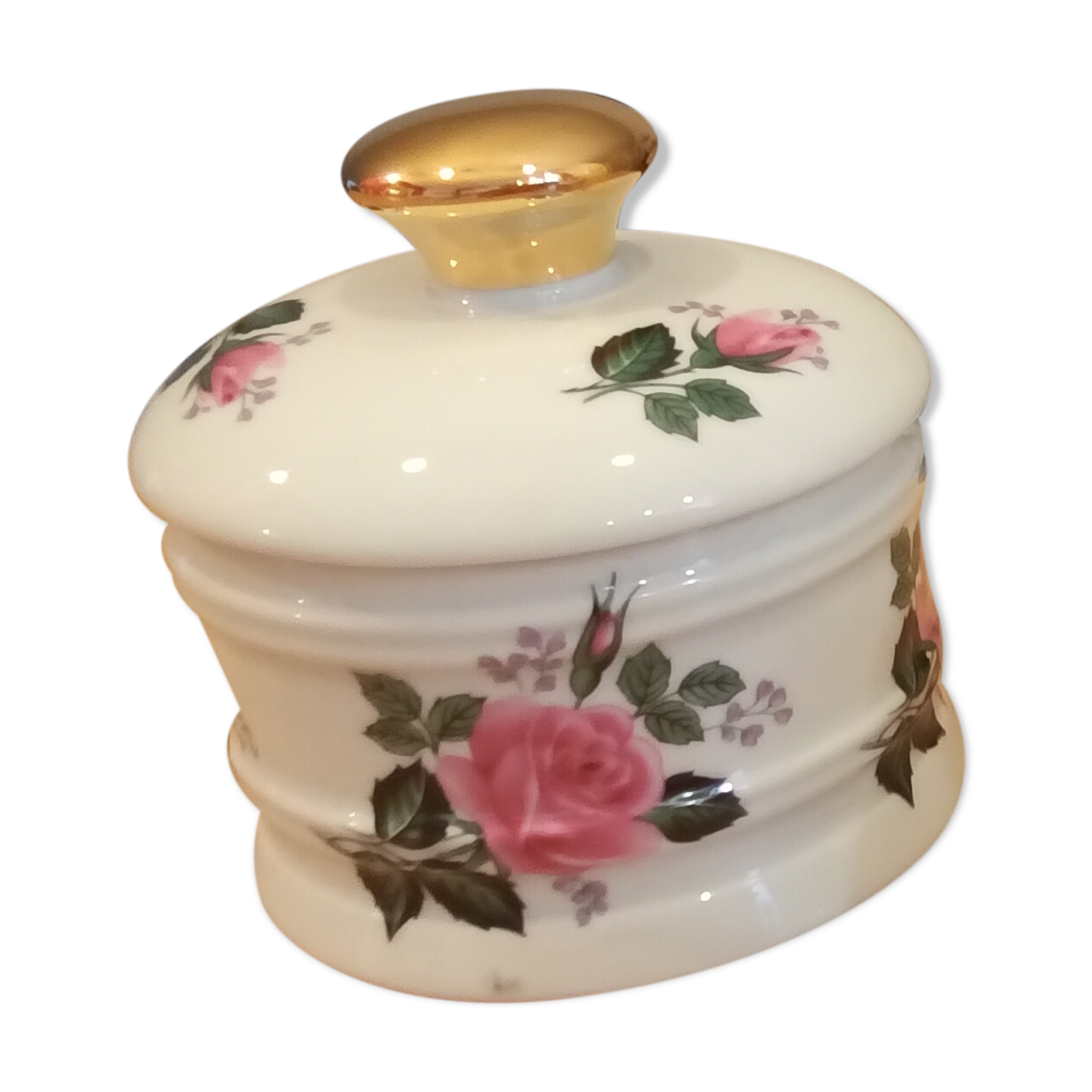 Old perfume bottle and matching box vapocler clercygne