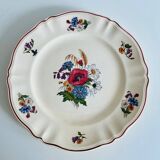 Large Round Sarreguemines Dish, Agreste model