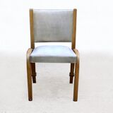 Set of 6 chairs Steiner Bow wood vintage 1950