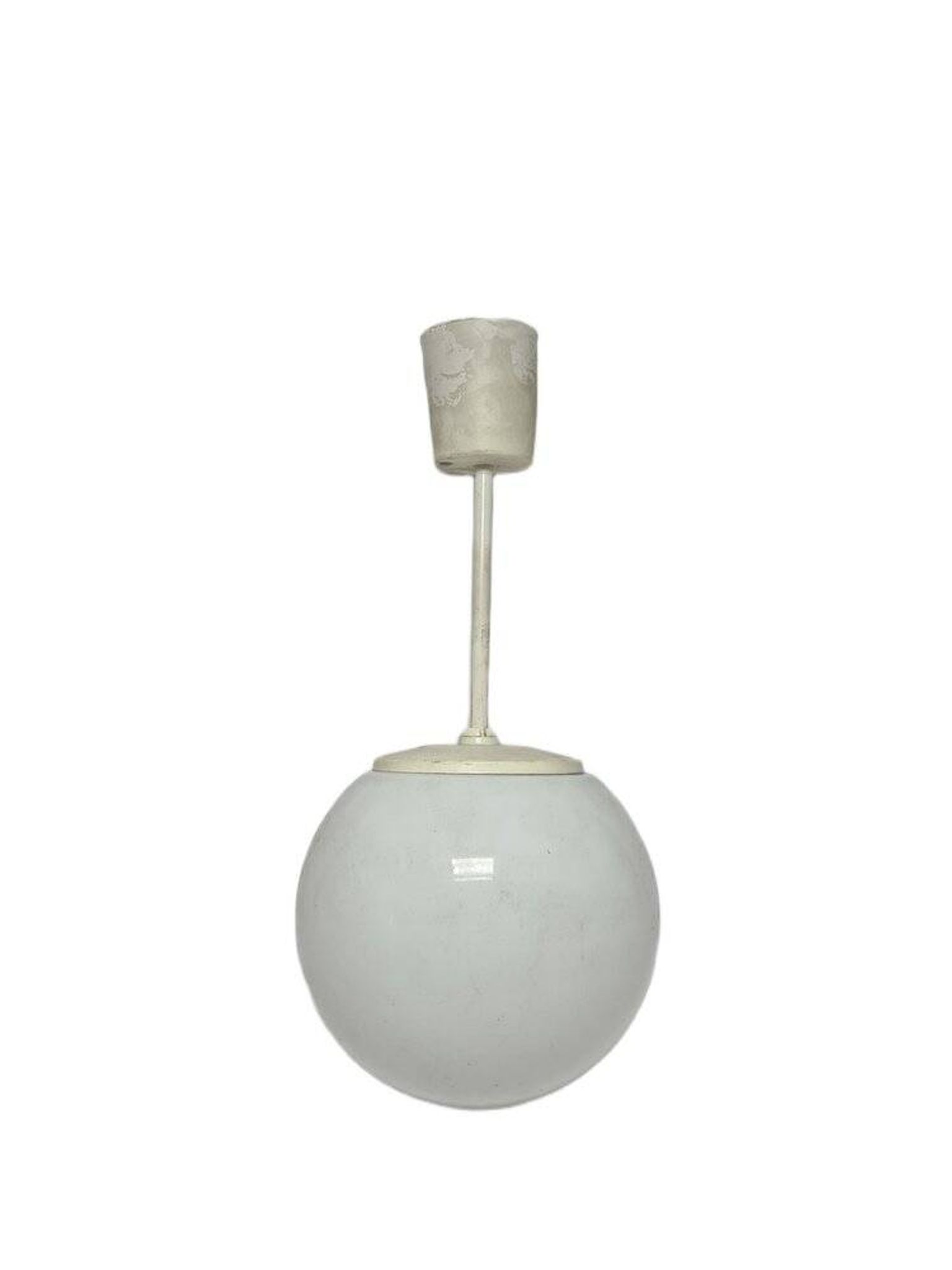 Vintage communist pendant lamp, Poland, 1970s