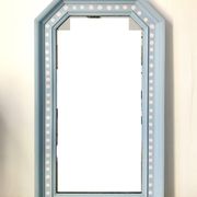 Painted wooden mirror, Folk Art patterns - 72 x 41.5 cm