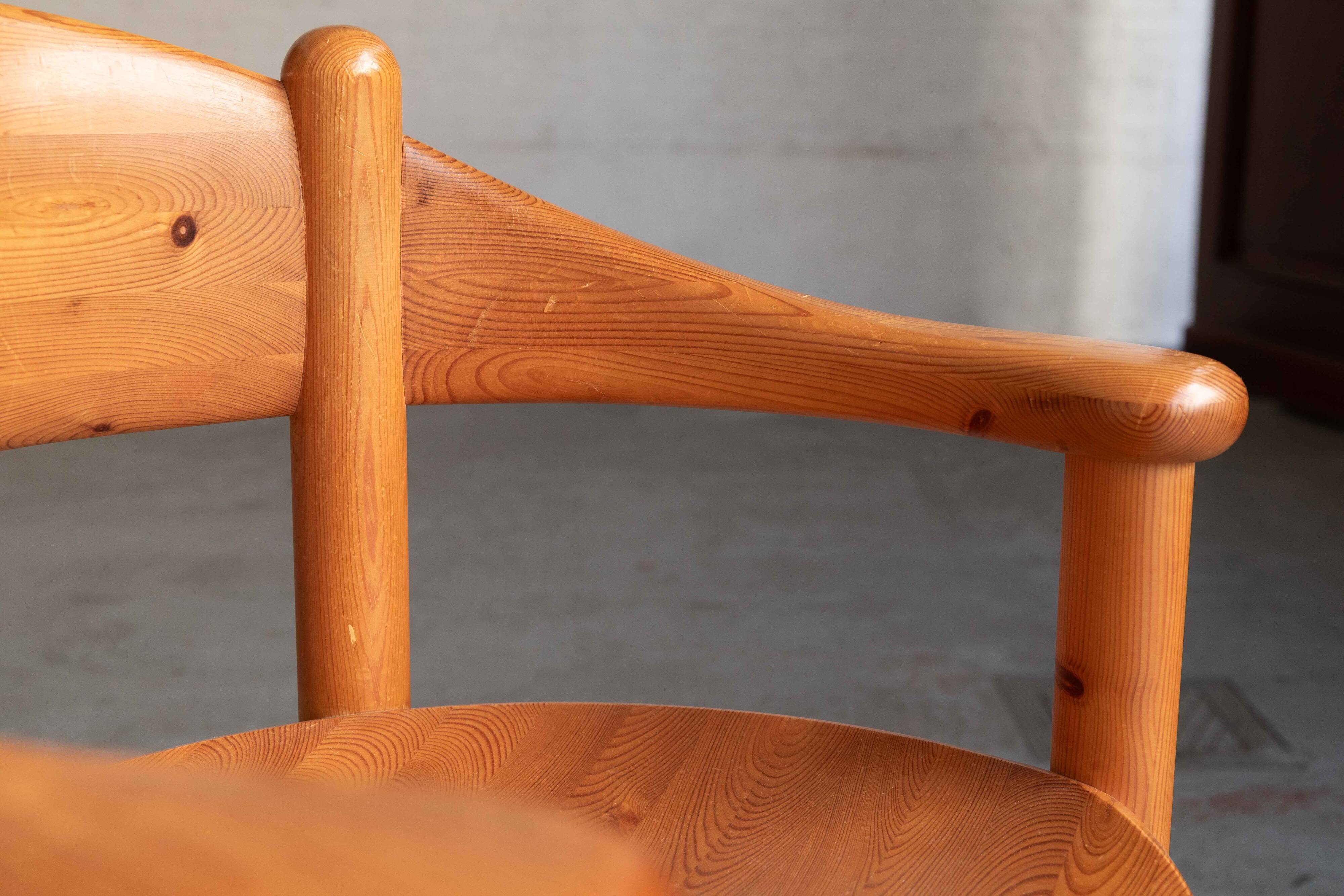 Ensemble de 6 chaises de salle à manger par Rainer Daumiller, années 1970
