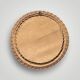 Small vintage round wicker wall mirror – 25 cm