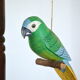 Wooden parrot to hang