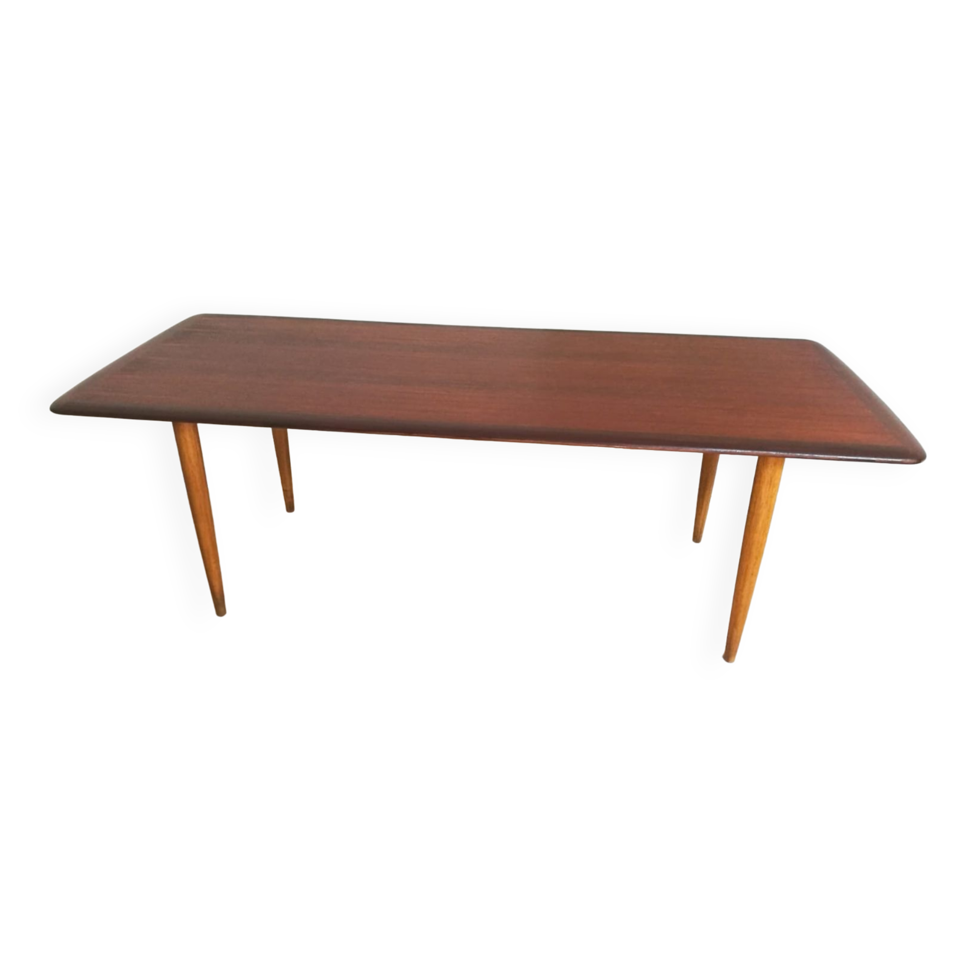 Table basse albert's Tibro Suède en tek 1960