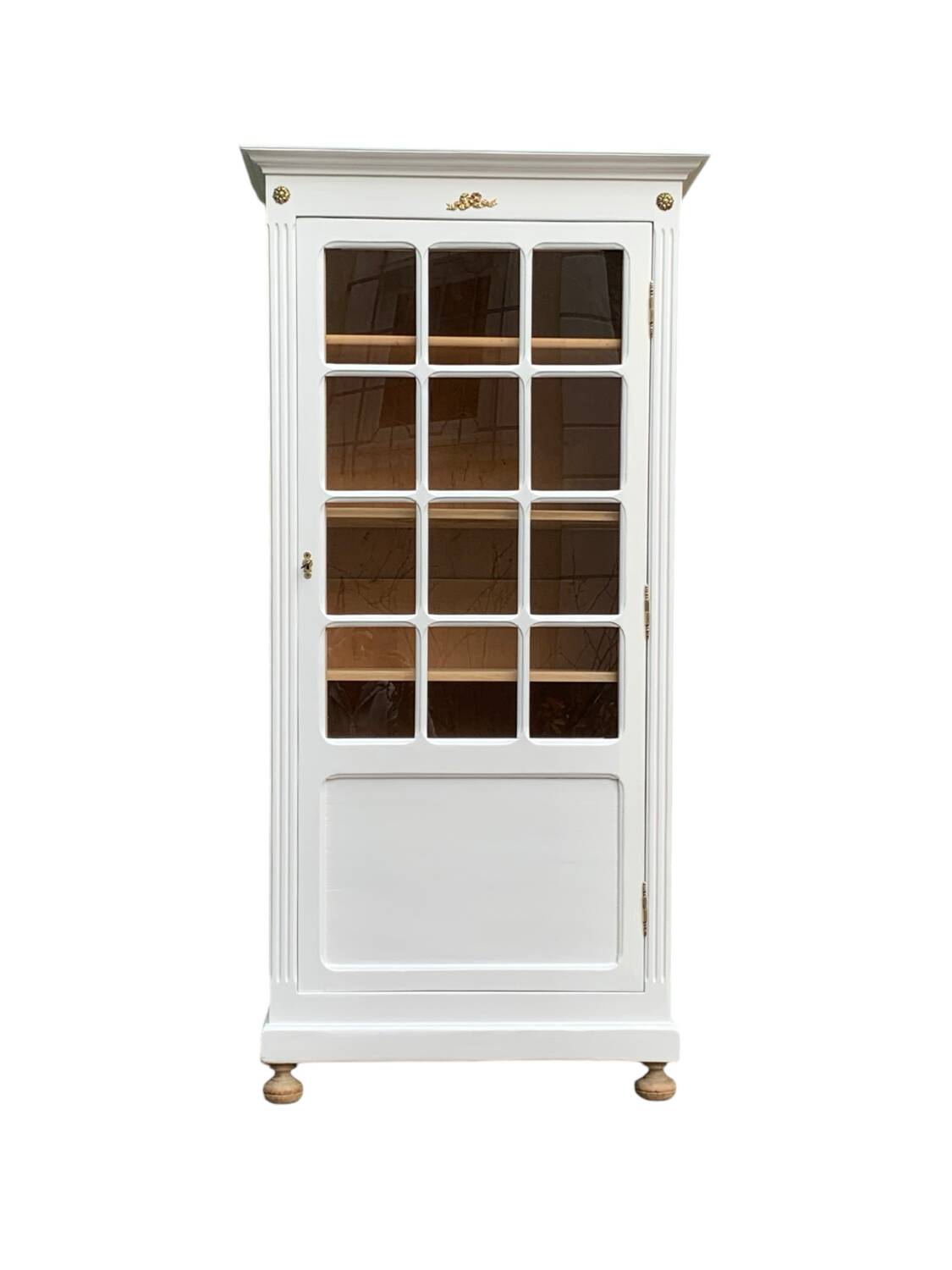 Antique Parisian glass cabinet H150