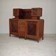 High buffet, art and craft, French Art Deco in blonde wood from the 1950s to 1960s.