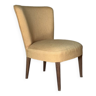 Yellow cocktail armchair