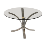 Round panel chrome smoked glass 70 years