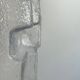 Vintage wall lamp in pressed molded bubble glass, France 1960