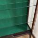 Vintage display cabinet in marquetry wood