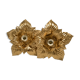 Duo d'appliques fleurs