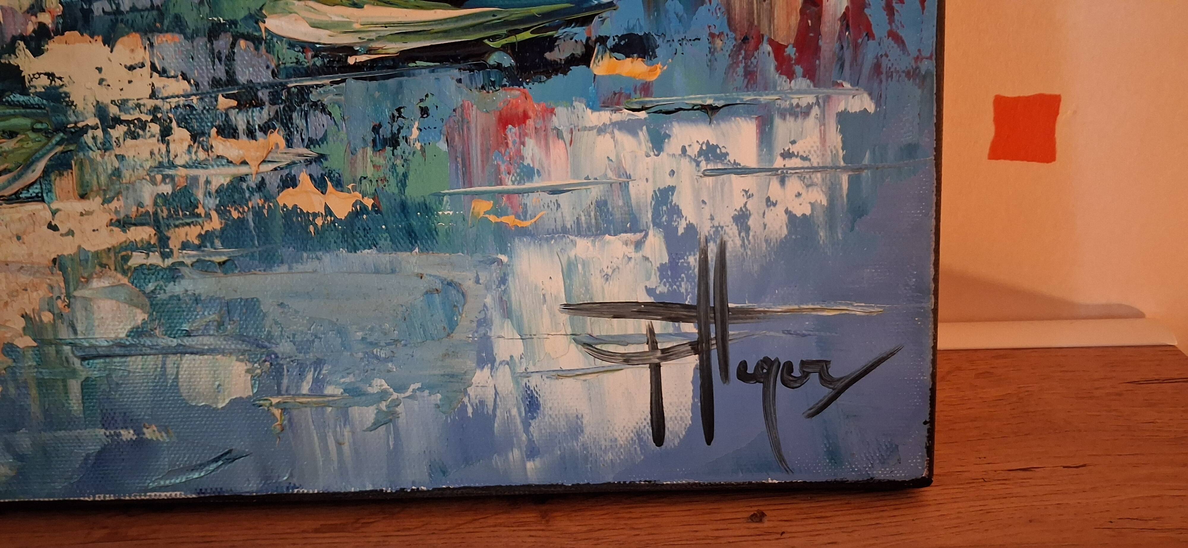 Landscape Table Nymphéas - Olivier Pfleger (40x40cm)