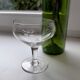 Lot of 6 crystal champagne glasses 50s