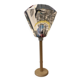 Solid wood lamp scandinavian design 1950.