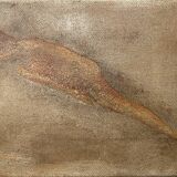 Signed oil on canvas painting "woman lying on her stomach"