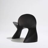 Anetos armchair in black wood