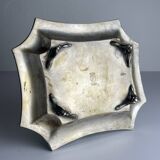 Antique silver plateau by Queen Victoria Sheffield, 1890s.