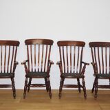 Victorian farm chairs, united kingdom, set of 4