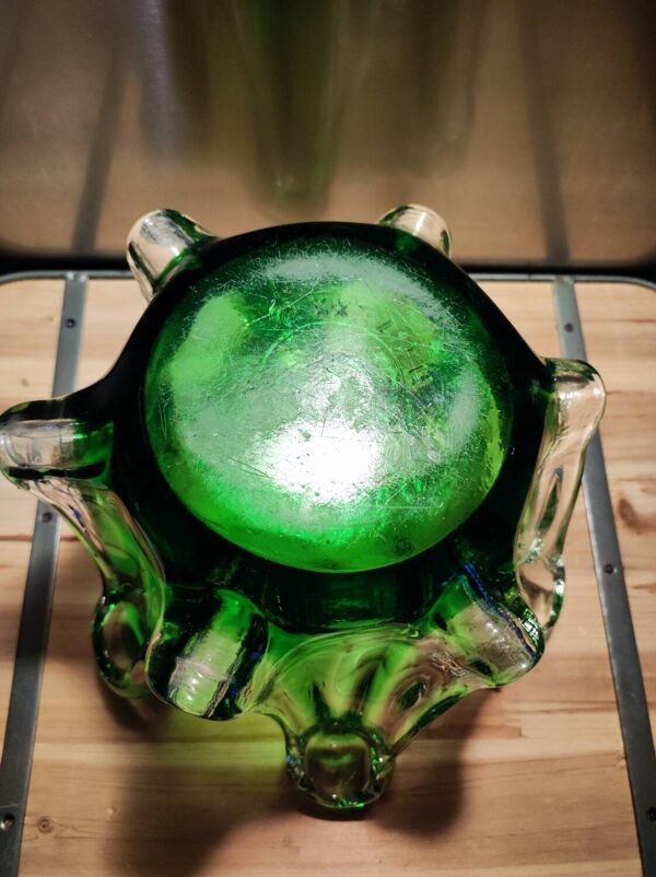 Vase vintage en verre de Murano