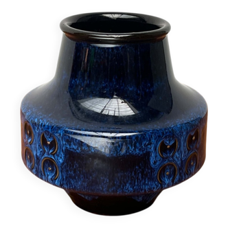 Vintage Japanese workshop pottery vase from Tokoname, 1970s.