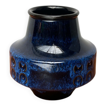 Vase de poterie d'atelier japonais vintage de Tokoname, années 1970