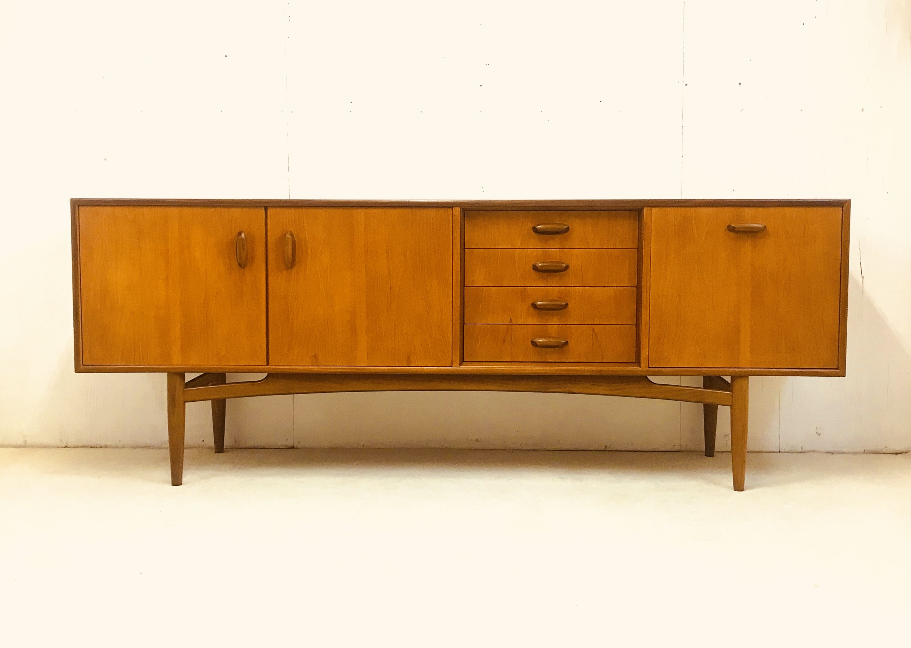 Brasilia teak sideboard designed by  Victor Wilkins for G-plan