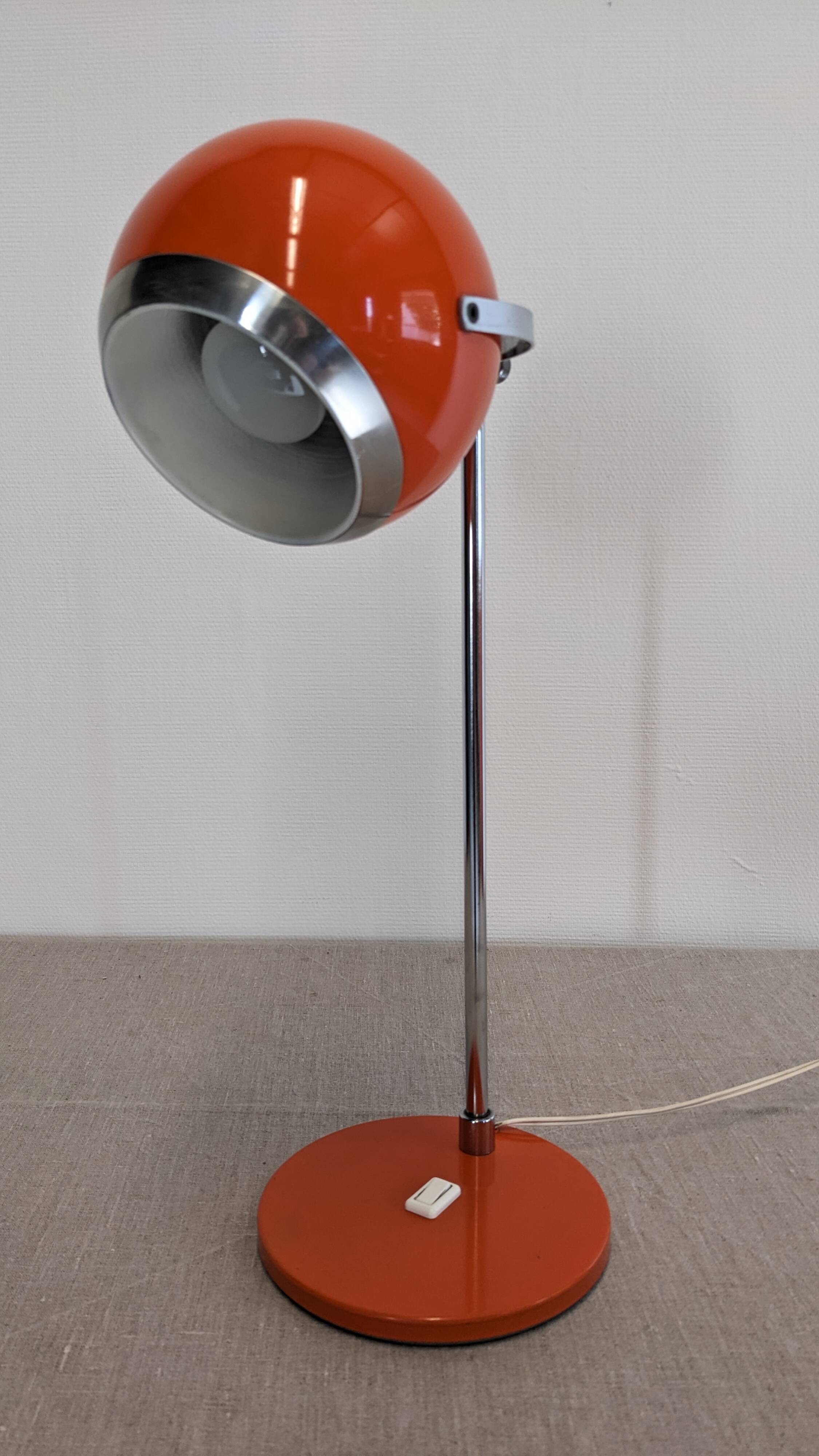 Space Age "Eye Ball" Lamp, 60s-70s