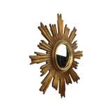 Large Sun Mirror Gold Leaf Gilded Sunburst Mirror 54cm