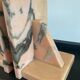 Pair of Art Deco marble bookends