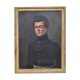 Tableau huile jeune officier