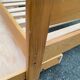 Vintage Scandinavian pine nesting benches from the 1970s.
