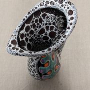 Ceramic vase by Marino Le Vaucour in Vallauris, France, circa 1960.