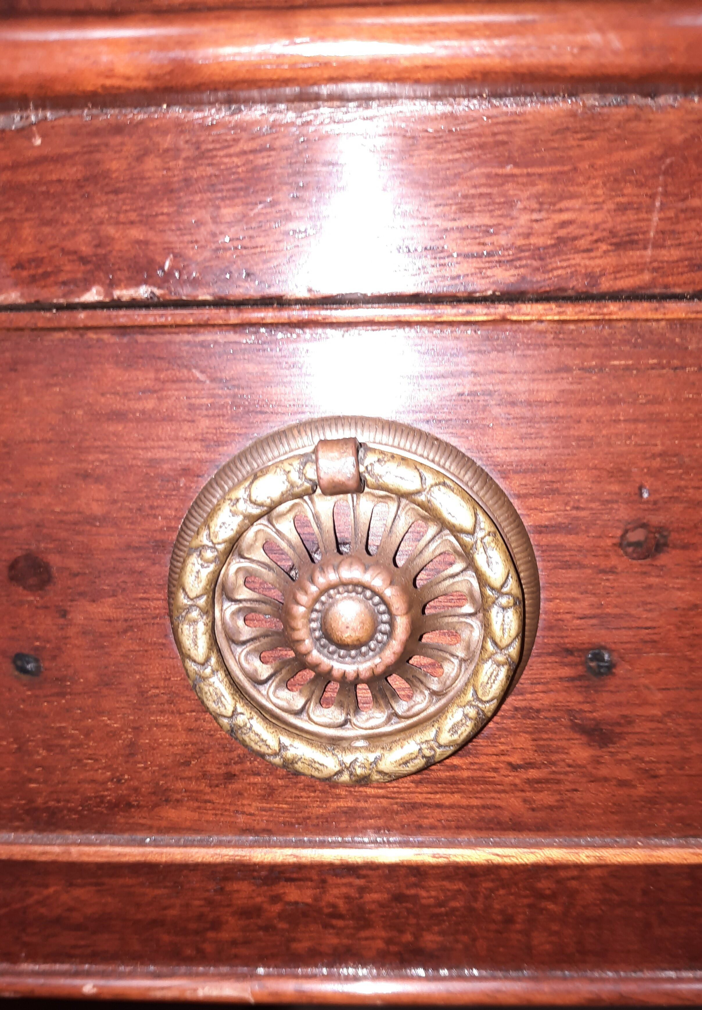 English desk with drawers