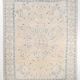 10x13 Blue & Peach Floral Antique 55s Persian Rug, 301x388Cm
