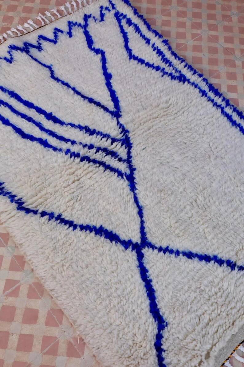 Handmade mini rug 100cm x 200cm