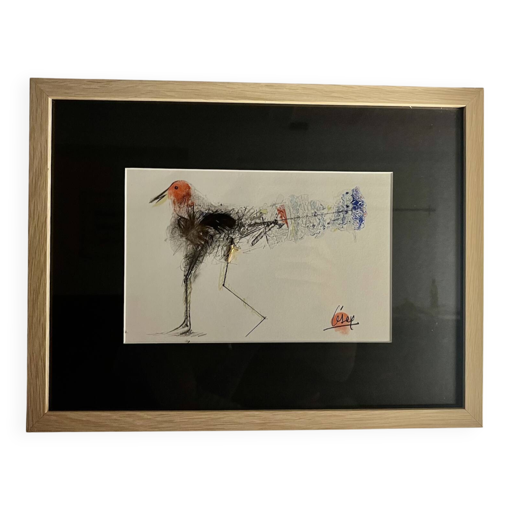 Rare composition by Cesar Baldaccini