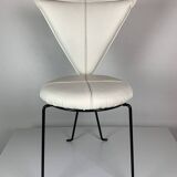 Set of 8 and one post modern dining chairs, 1980s by Lübke