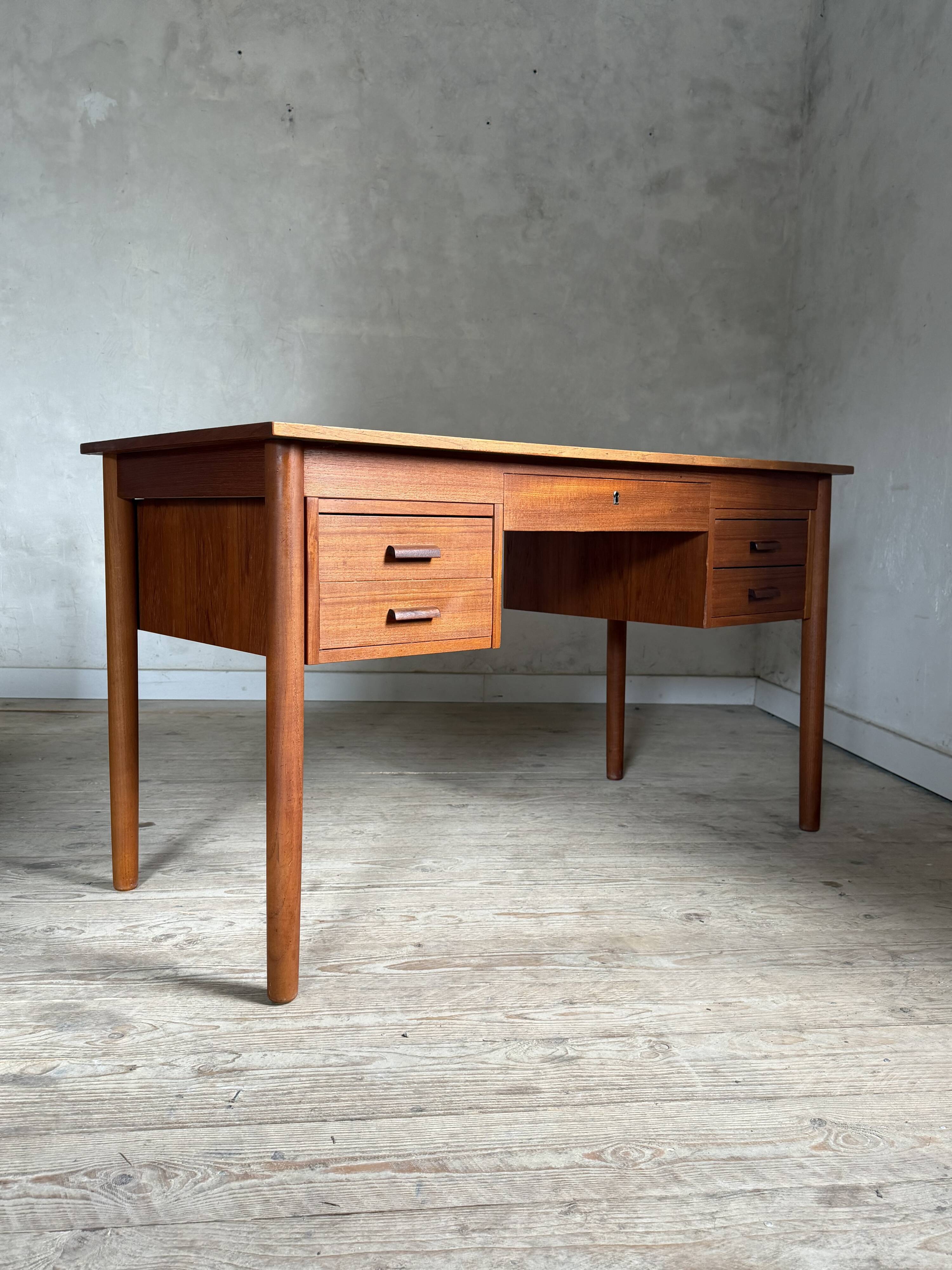 Scandinavian teak desk, Denmark