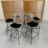 Wire barstools by Harry Bertoia for Knoll, 1960