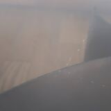 Coffee table smoked glass 70's