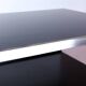 Meuble Hifi, range vinyles en plexiglas fumé par Eric Maville, années 70