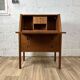 Vintage Scandinavian secretary desk in teak, 1960s