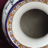 Two earthenware vases from Gien late nineteenth century
